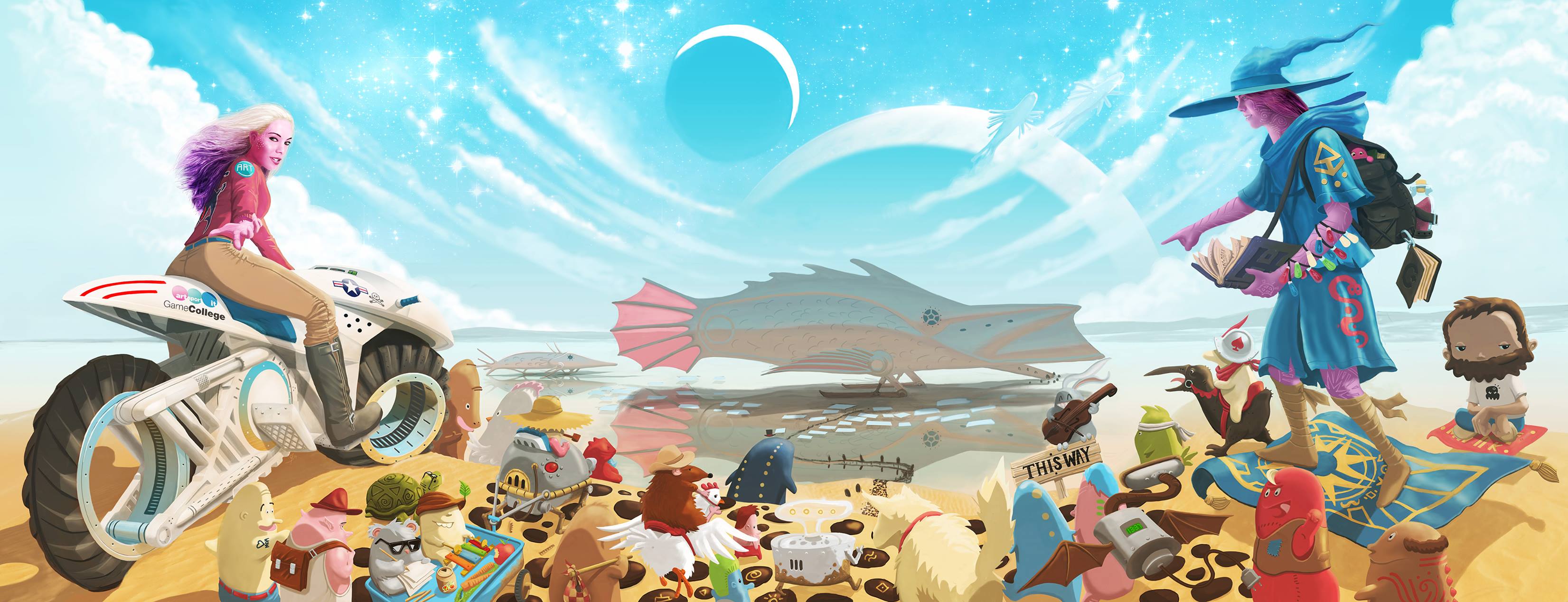 GameCollege image with Marlin SM bike